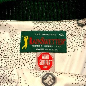 VINTAGE Men's Rainswetter Size XL Gore-Tex Wind Proof Waterproof Golf Sweater